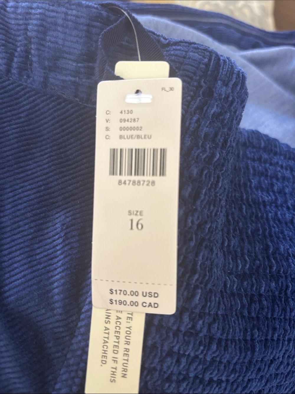 Pilcro Strapless Navy Midi Dress - Picture 14 of 14